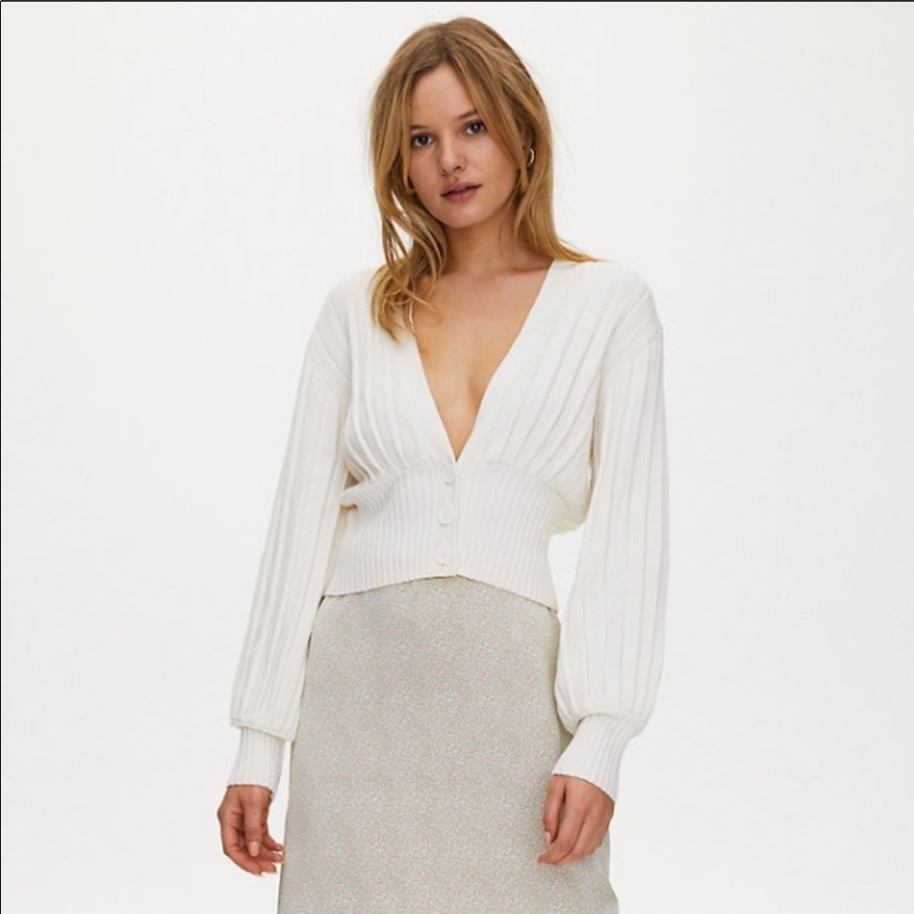 Wilfred New Plunge Cardi Oak - Thais Cardigan